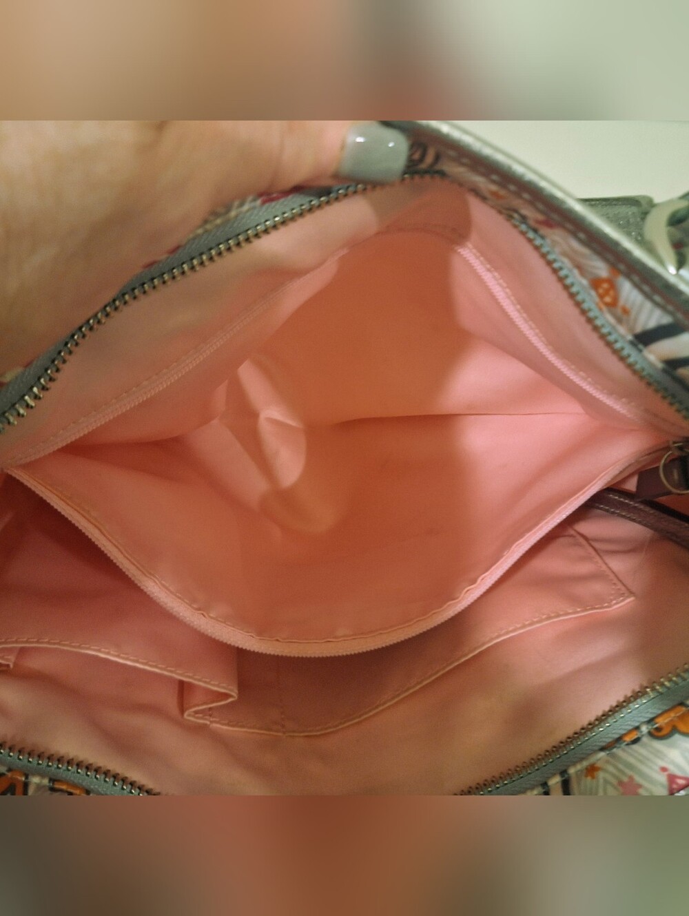 Coach RARE Vintage Poppy Butterfly Graffiti Shoulder Satchel Bag #K1076-F15712 - Picture 9 of 15